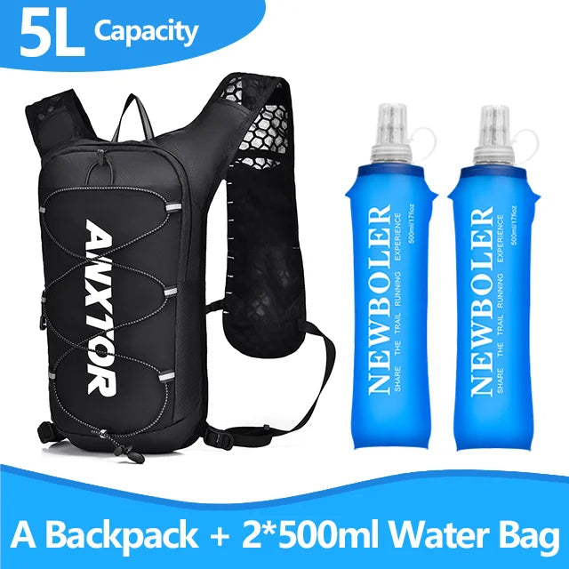 NEW Trail Running-ultra-light 5L Backpack, Running Hydration Vest, Marathon Can be used with 1.5L 500ML water bag.