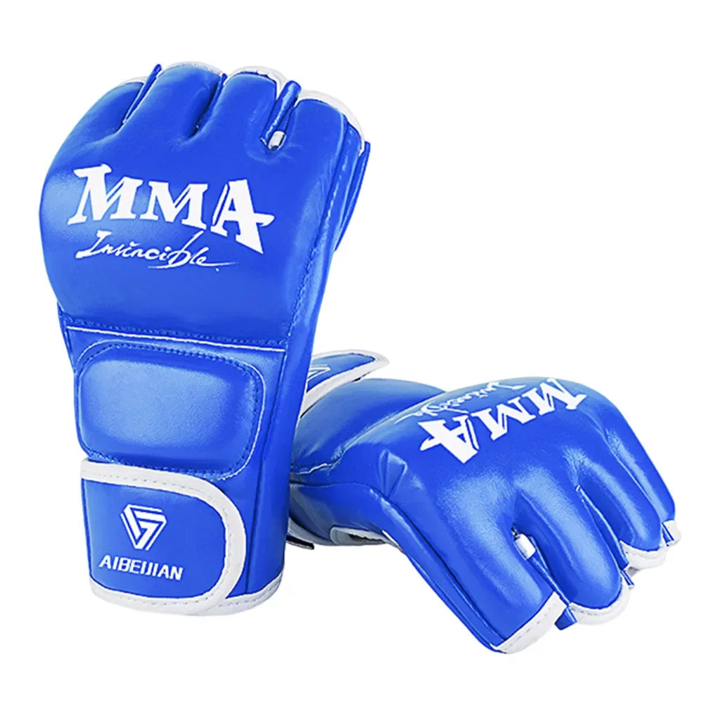2pcs Kids Boxing Gloves PU Leather MMA Fighting Gloves Punching Bag Kickboxing Thai Gloves Professional for Kids Child Training