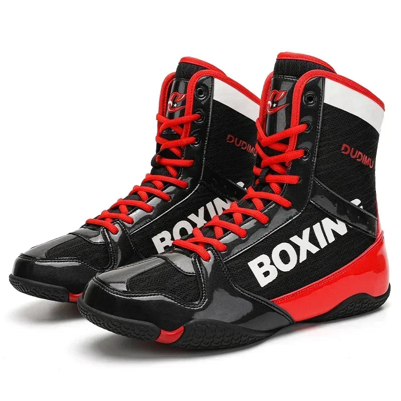 Luxury Brand Boxing Shoes for Couples Non-Slip Gym Shoes Man Lace Up Boy Zapatillas Powerlifting Men Women Wrestling Shoes