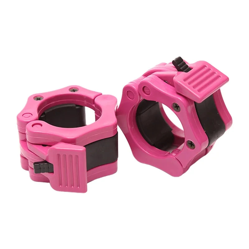1Pair 50MM Spinlock Collars Barbell Collar Lock Clips Weight Lifting Bar Gym Dumbell Clamp Spring Quick Release Clamps Spin