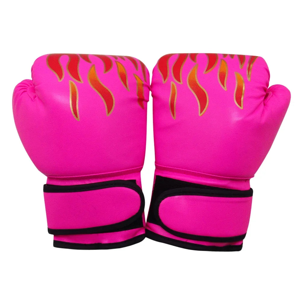 2pcs Kids Boxing Gloves PU Leather MMA Fighting Gloves Punching Bag Kickboxing Thai Gloves Professional for Kids Child Training