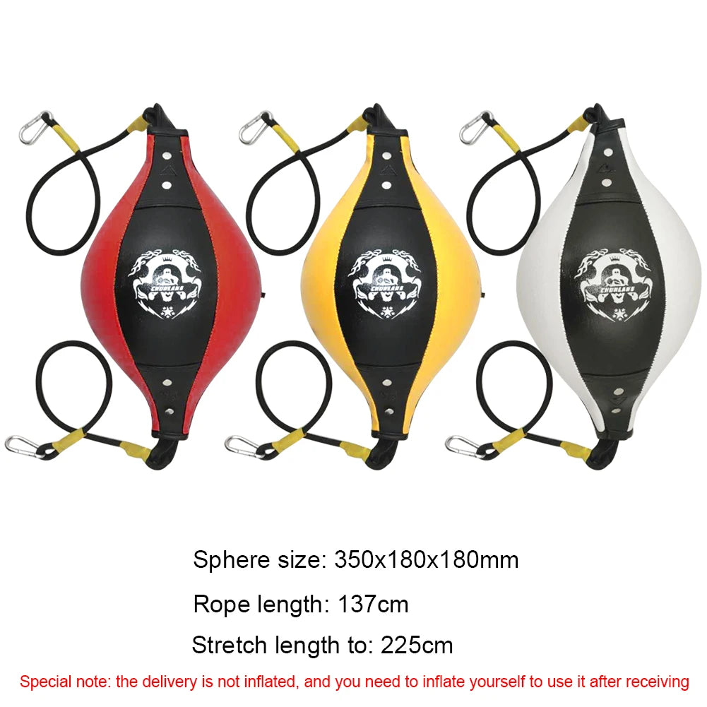 Boxing Punching Ball Training Reaction Speed Balls PU Leather Double End Punching Bag SpeedBall Gym Fitness Sports Equipment