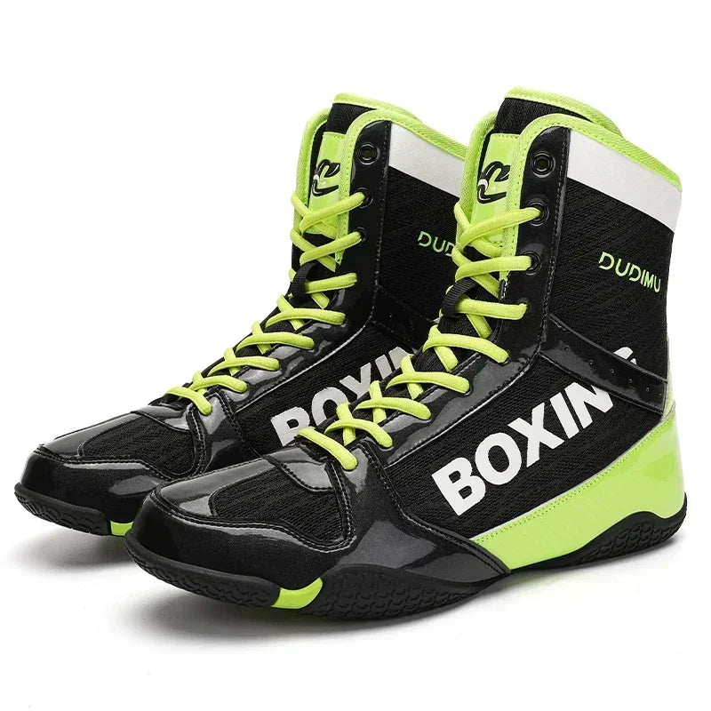 Luxury Brand Boxing Shoes for Couples Non-Slip Gym Shoes Man Lace Up Boy Zapatillas Powerlifting Men Women Wrestling Shoes