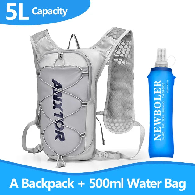NEW Trail Running-ultra-light 5L Backpack, Running Hydration Vest, Marathon Can be used with 1.5L 500ML water bag.