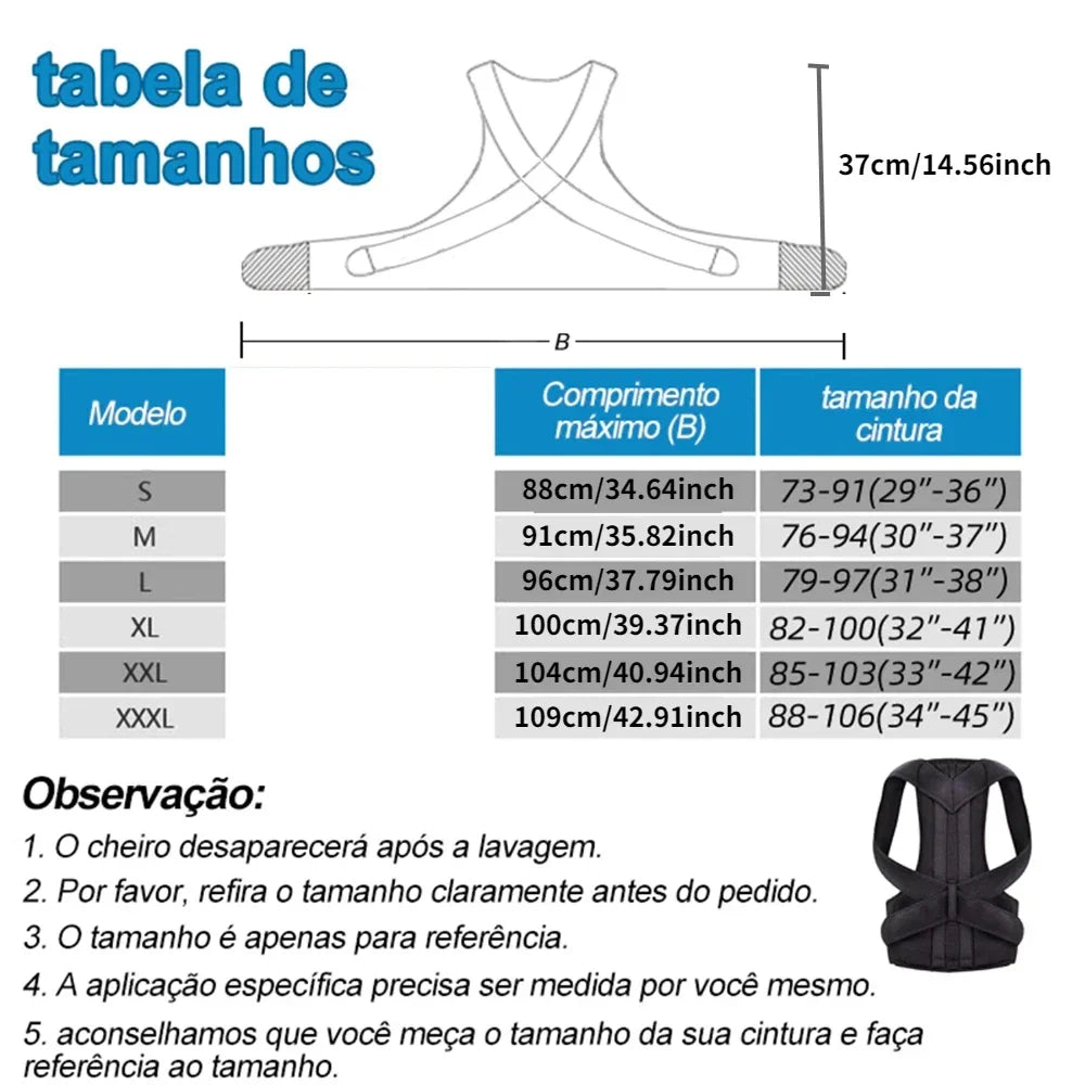 Reinforced Belt Lumbar Column Posture Corrector Vest Adjustable Back Support Strap Shoulder Spine Brace Neck Stretcher Trainer