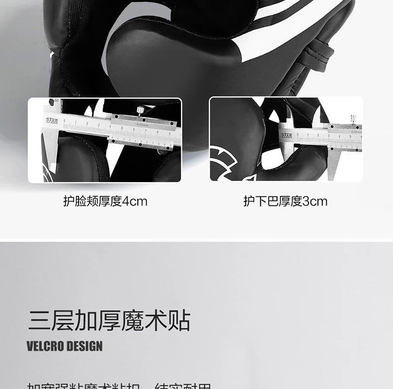 Promotion Boxing MMA Safety Helmet Head Gear Protectors Adult Child Training Headgear Muay Thai Kickboxing Full-covered Helmets