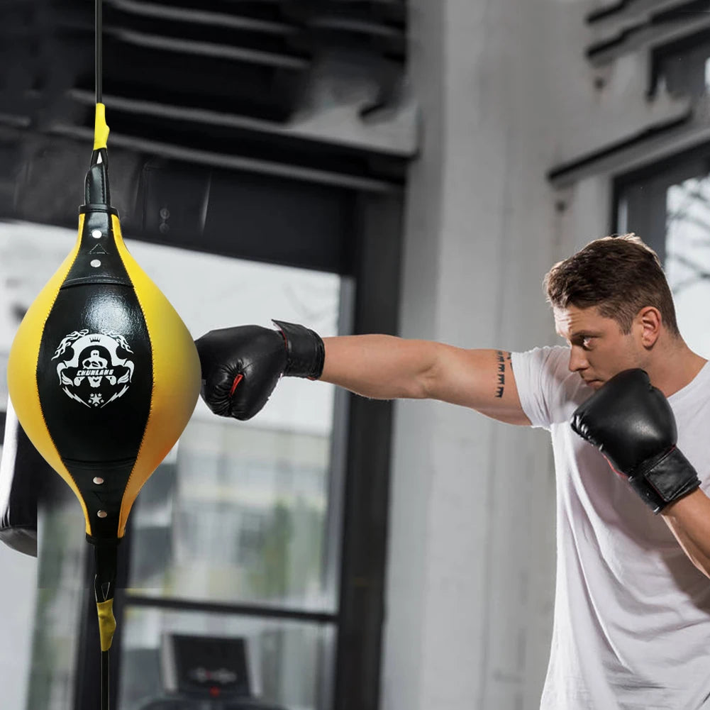 Boxing Punching Ball Training Reaction Speed Balls PU Leather Double End Punching Bag SpeedBall Gym Fitness Sports Equipment