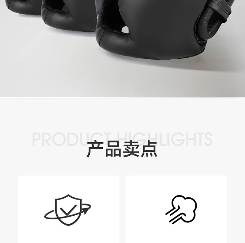 Promotion Boxing MMA Safety Helmet Head Gear Protectors Adult Child Training Headgear Muay Thai Kickboxing Full-covered Helmets
