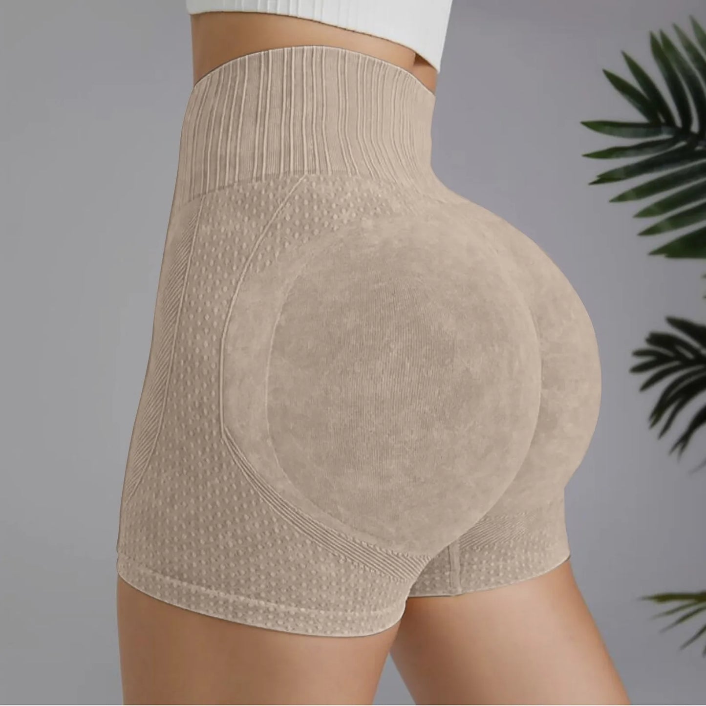 Gym Shorts Woman High Support Fitness Sports Biker Short Workout Scrunch Butt Yoga Seamless Leggings Running Skipping