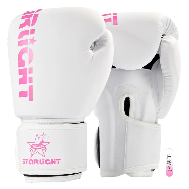 Boxing gloves, professional training sparring, explosion-proof leather, Muay Thai, MMA, Kickboxing, multi-layer sweat absorption