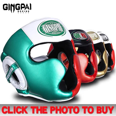 Promotion Boxing MMA Safety Helmet Head Gear Protectors Adult Child Training Headgear Muay Thai Kickboxing Full-covered Helmets
