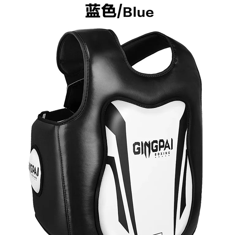 Boxing Chest Guard MMA Kickboxing Body Vest Protector Martial Arts WTF Reversible Rib Shield Taekwondo Target Training Uniform