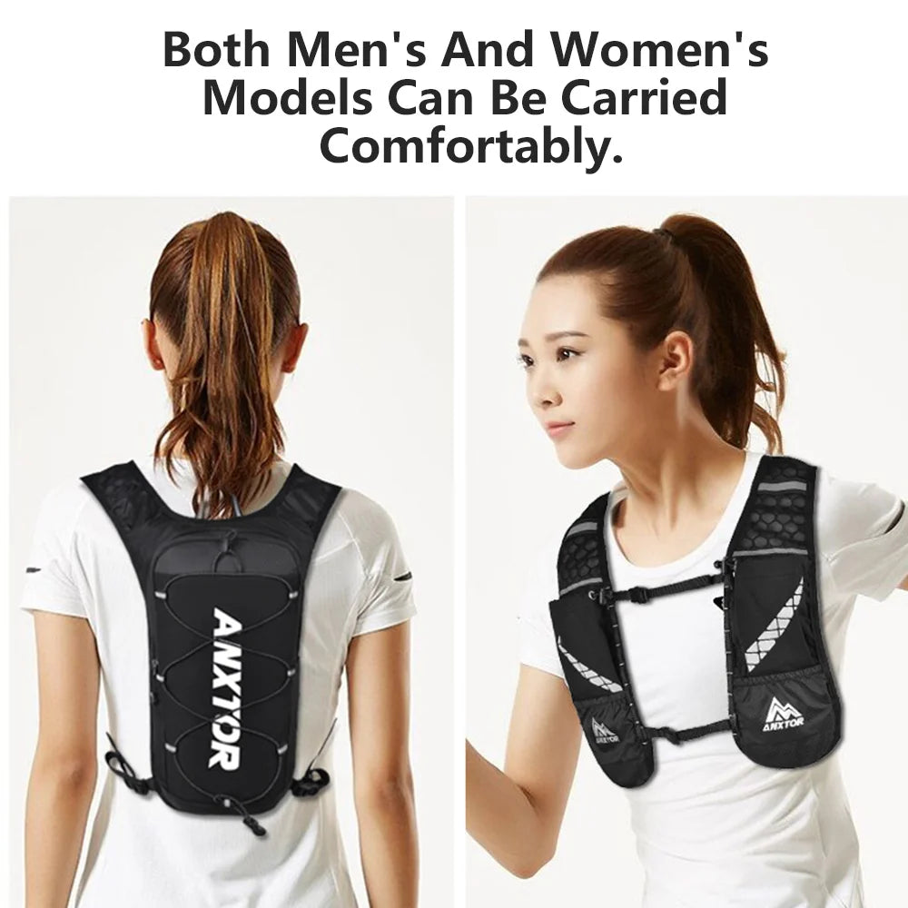 NEW Trail Running-ultra-light 5L Backpack, Running Hydration Vest, Marathon Can be used with 1.5L 500ML water bag.
