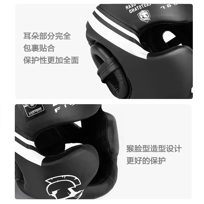 Promotion Boxing MMA Safety Helmet Head Gear Protectors Adult Child Training Headgear Muay Thai Kickboxing Full-covered Helmets