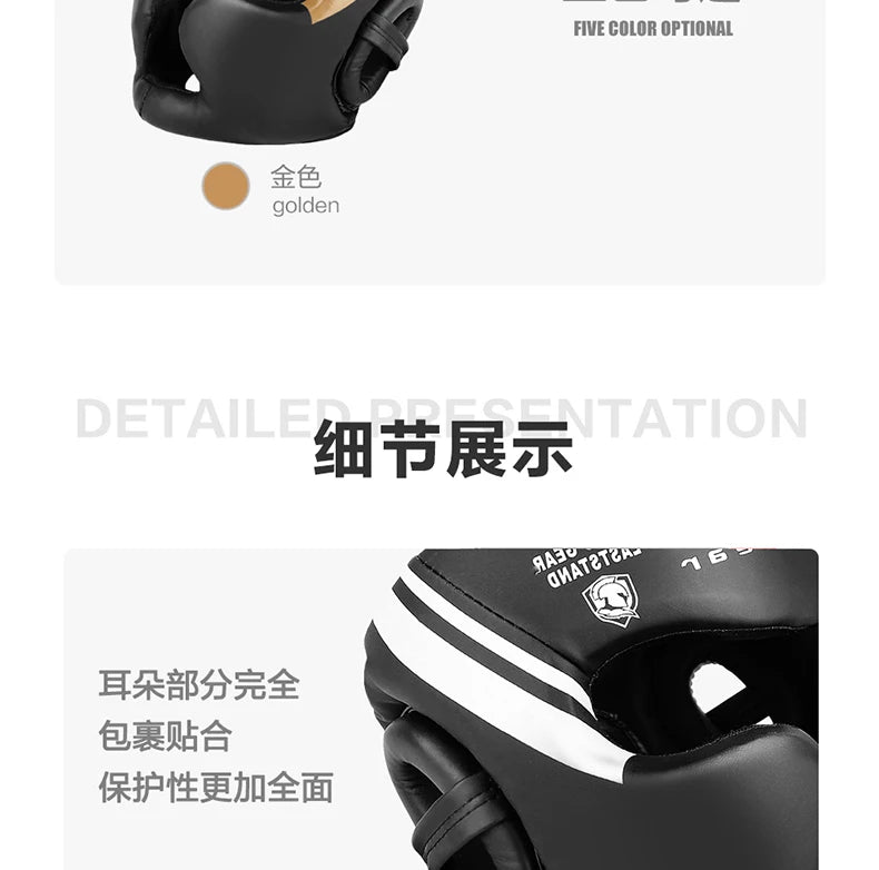 Promotion Boxing MMA Safety Helmet Head Gear Protectors Adult Child Training Headgear Muay Thai Kickboxing Full-covered Helmets