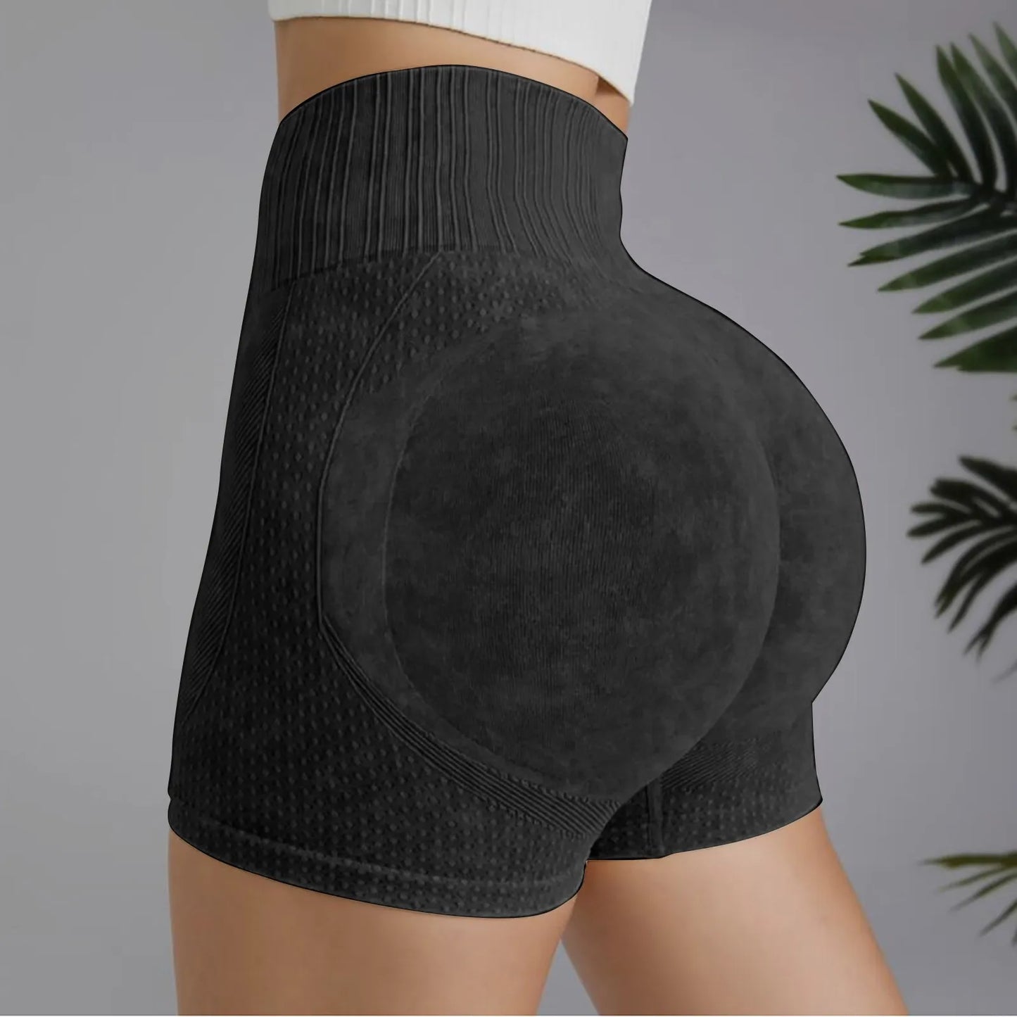 Gym Shorts Woman High Support Fitness Sports Biker Short Workout Scrunch Butt Yoga Seamless Leggings Running Skipping