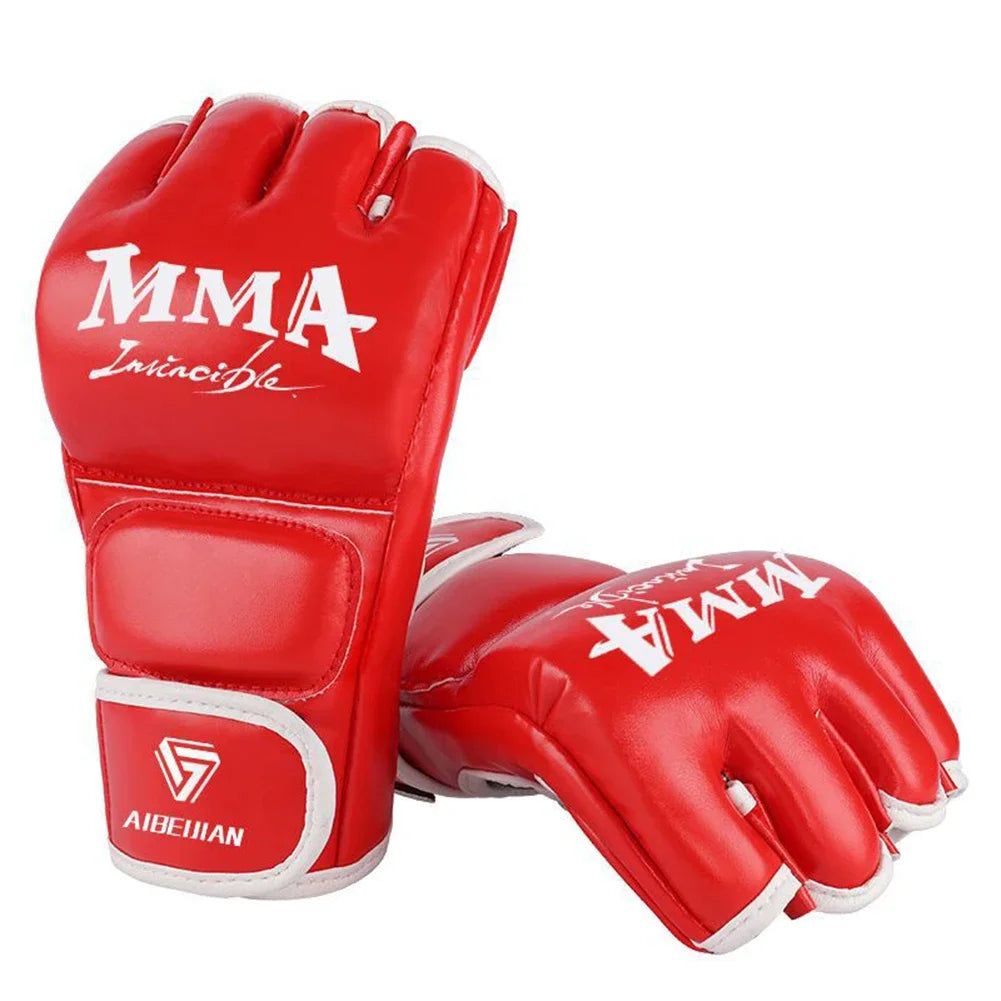 2pcs Kids Boxing Gloves PU Leather MMA Fighting Gloves Punching Bag Kickboxing Thai Gloves Professional for Kids Child Training