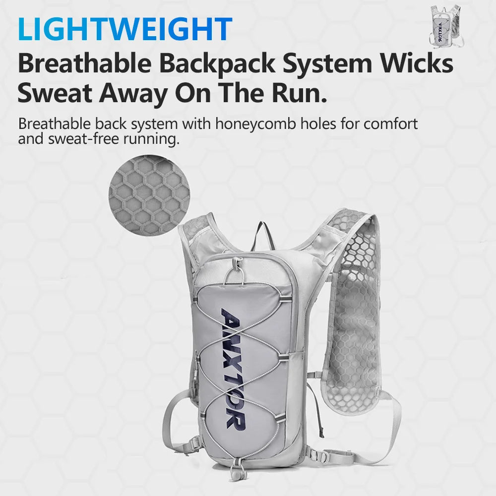 NEW Trail Running-ultra-light 5L Backpack, Running Hydration Vest, Marathon Can be used with 1.5L 500ML water bag.