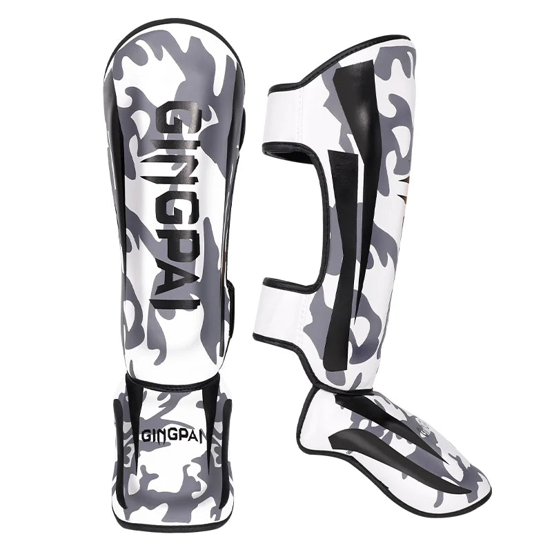 Kickboxing Boxing Shin Guard Pads Muay Thai Martial Arts Sanda Wushu Leg Protector Taekwondo Ankle Guards Muay Thai Leggings