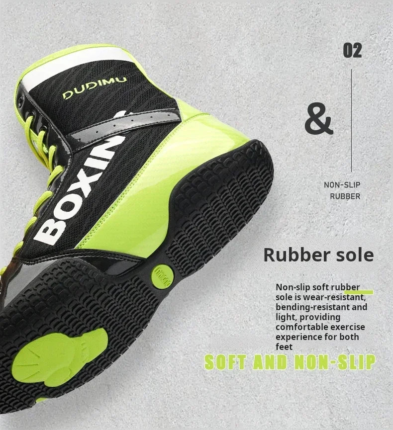 Luxury Brand Boxing Shoes for Couples Non-Slip Gym Shoes Man Lace Up Boy Zapatillas Powerlifting Men Women Wrestling Shoes