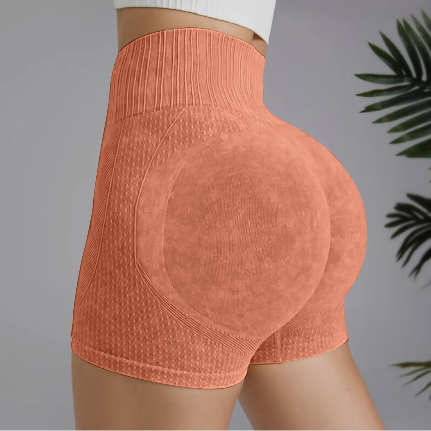 Gym Shorts Woman High Support Fitness Sports Biker Short Workout Scrunch Butt Yoga Seamless Leggings Running Skipping