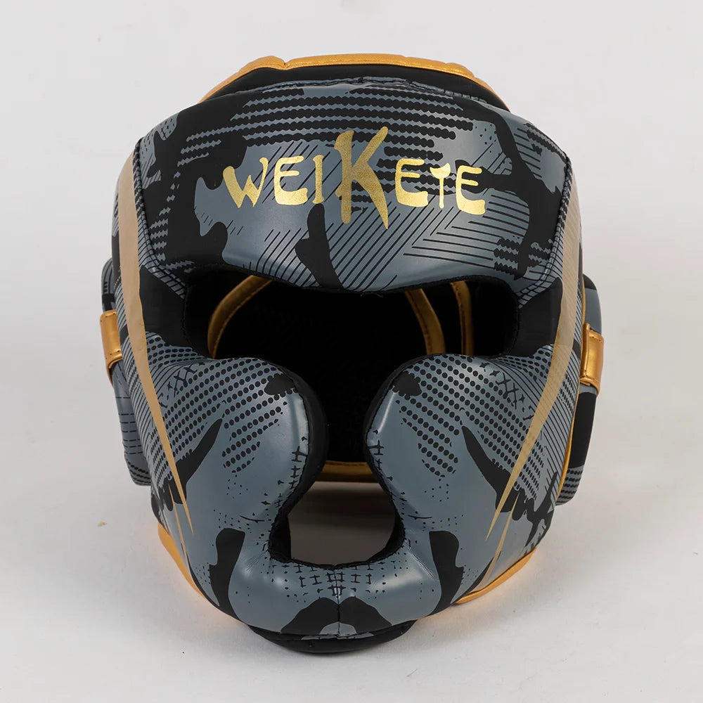 Boxing Helmet MMA Fighting Training Fighting Head Protection Men's Taekwondo Muay Thai Sanda Head Protection Equipment
