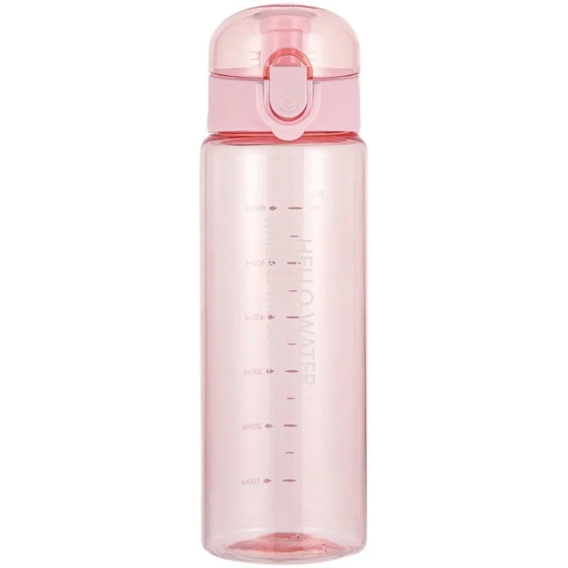 Sports Water Cups For Students Plastic Anti Fall Primary School Students Portable Summer Tea Making Cups With Portable Bottles