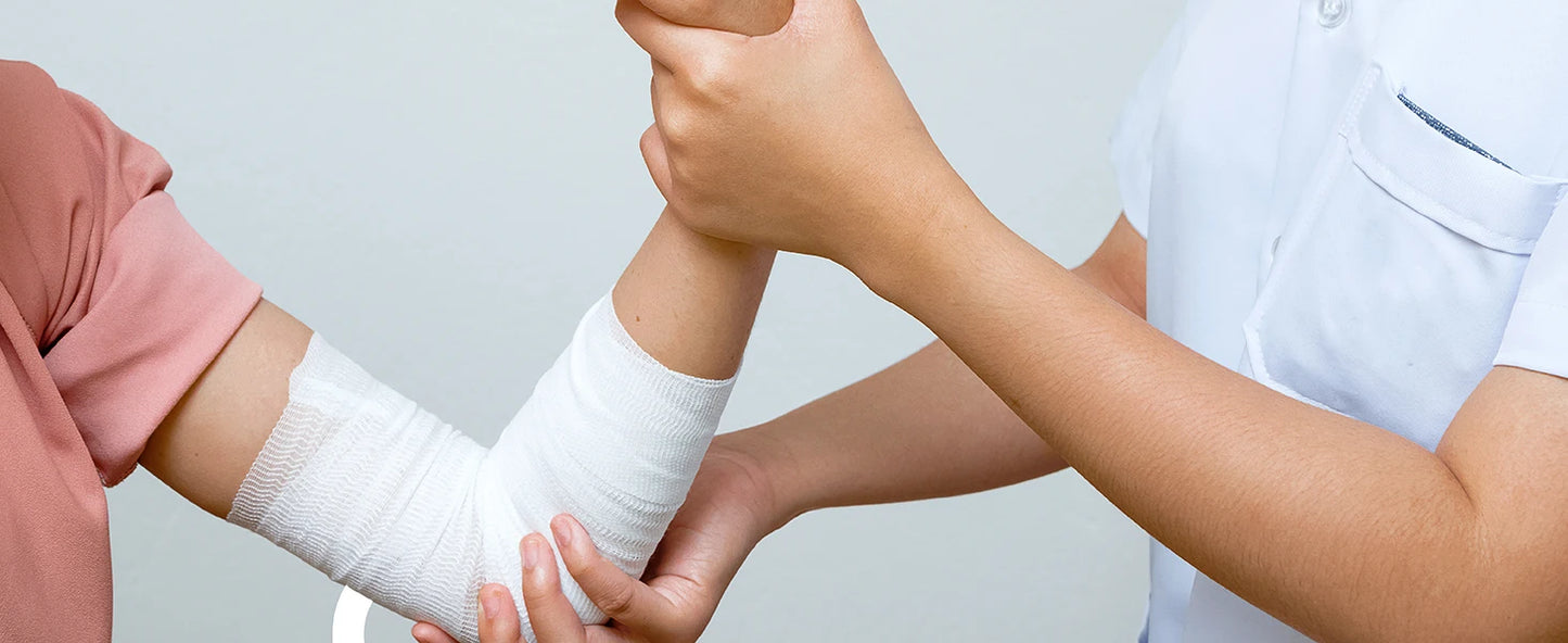 10 Roll Gauze Rolls Tape - Gauze Wrap - First Aid Supplies - Flexible,Breathable Gauze Bandage -Bandage Wrap for Wound Dressing