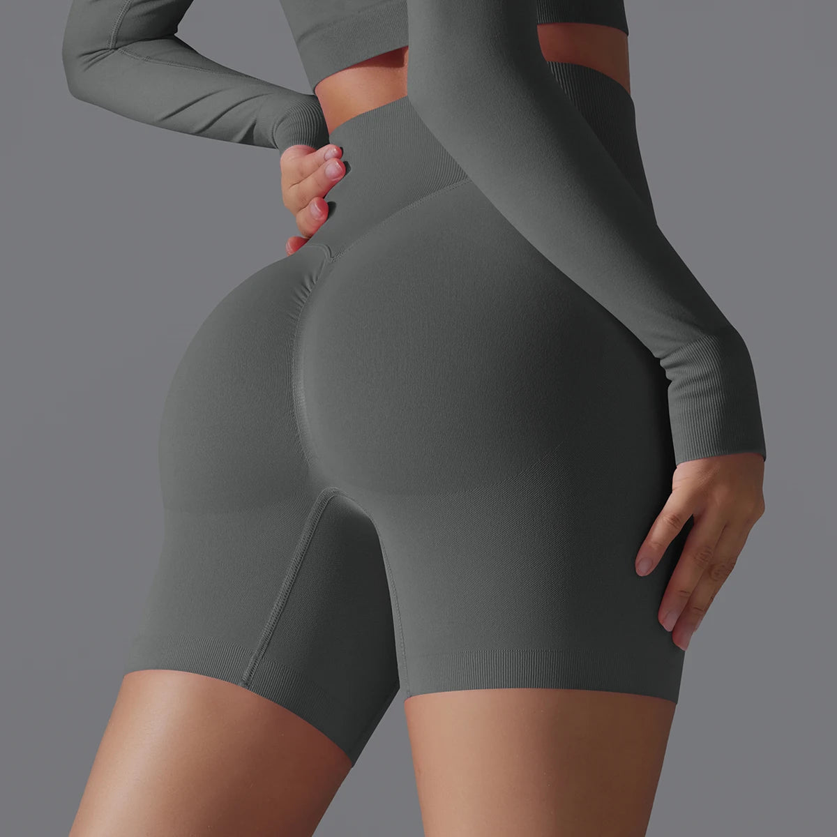Women Shorts Seamless Yoga Sports Shorts For Women Cycling Jogging Fitness High Waist Push Up Gym Shorts Leggings Yoga Clothing