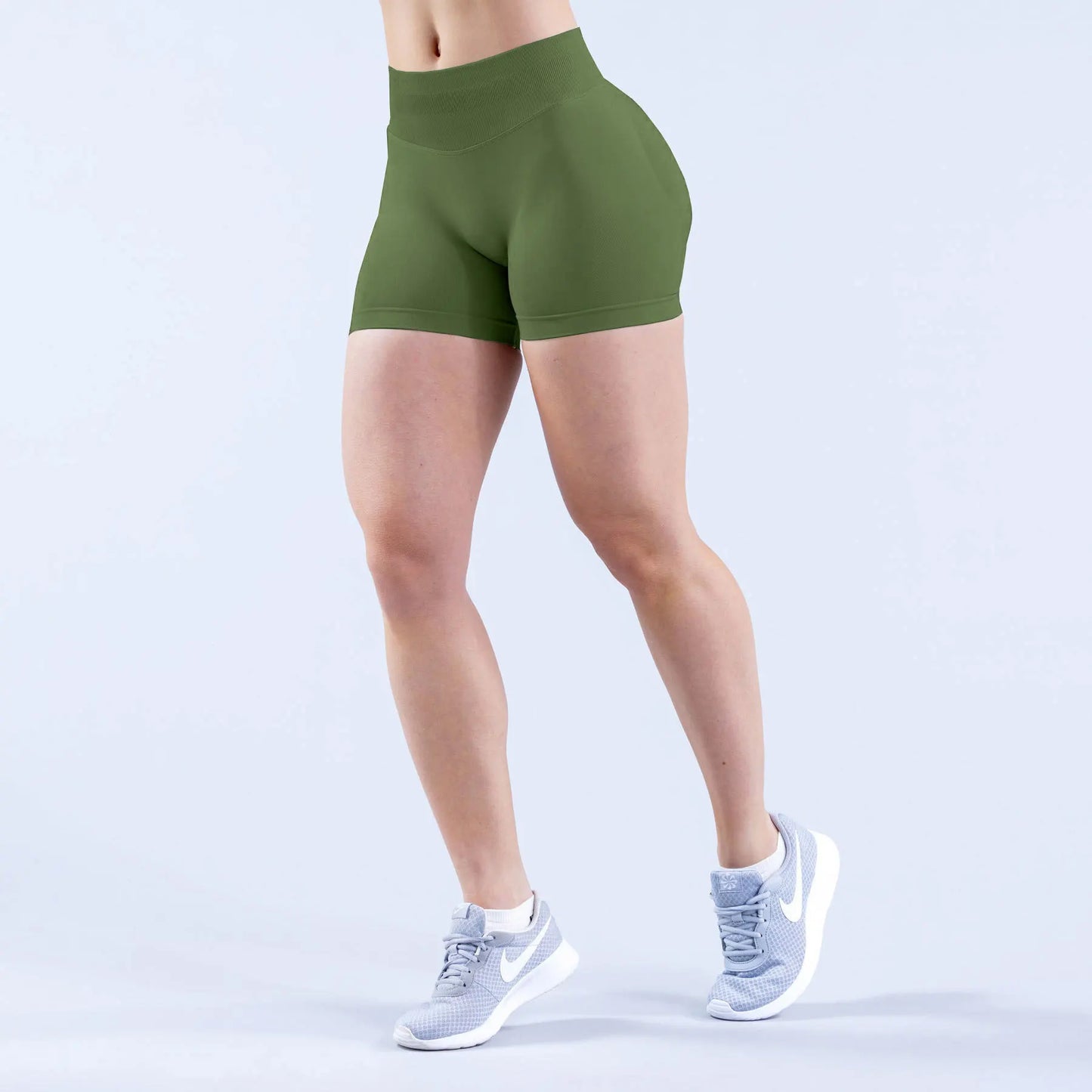 NCLAGEN Impact Shorts 4.5" Gym Shorts Woman Scrunch Butt Fitness Sports Short Workout Seamless Leggings Running Yoga bottoms