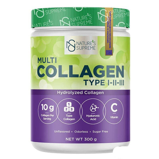 🌿 Nature’s Supreme Multi Collagen – Type I, II, III