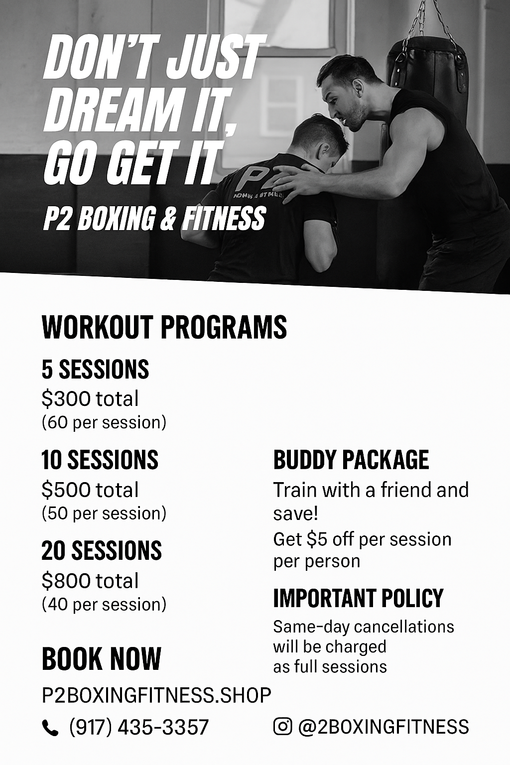 Personal Training – 20 Session Pack (Includes 5 Free Group Classes)