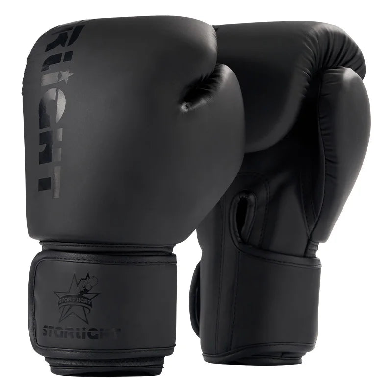 Boxing gloves, professional training sparring, explosion-proof leather, Muay Thai, MMA, Kickboxing, multi-layer sweat absorption