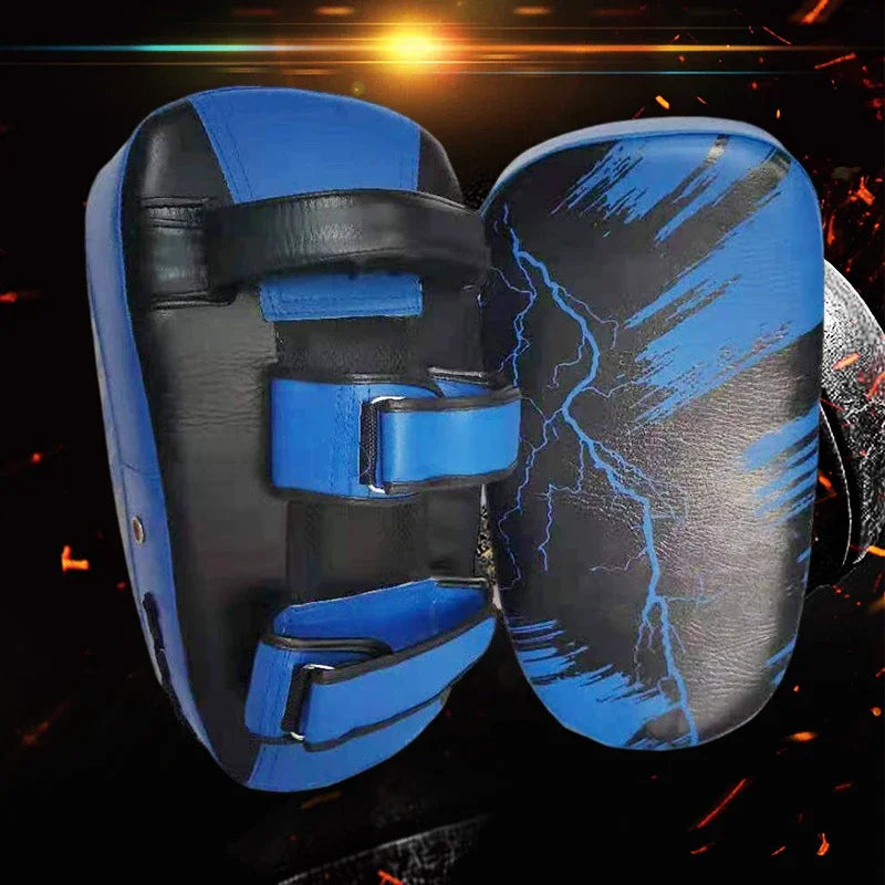 Boxing Gloves Kickboxing Muay Thai Punching Pad Curved Strike Shield Boxing Training Mitt Punching Pad Taekwondo Equipment