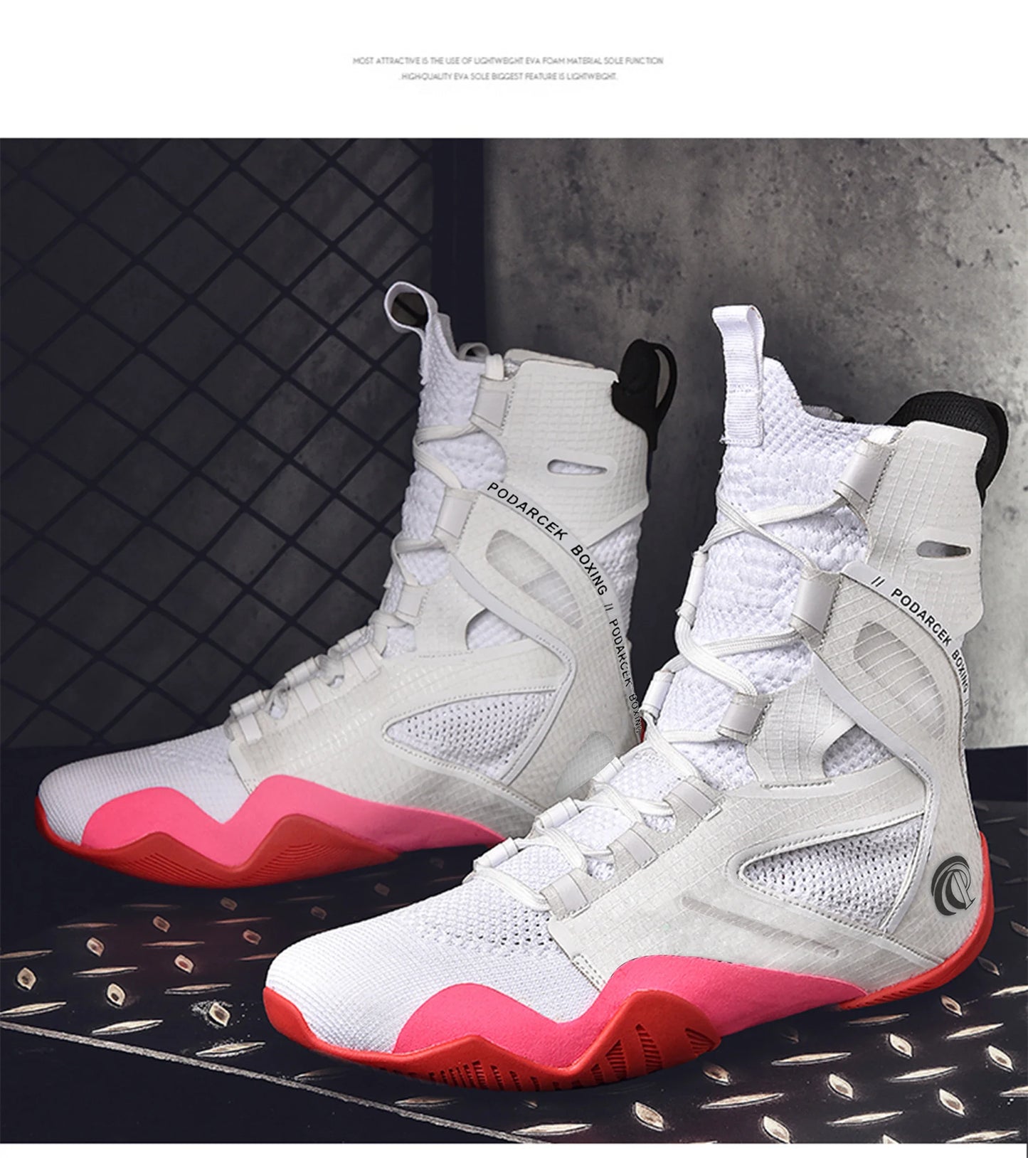 Men Boxing Shoes Professional Breathable Fighting Wrestling Shoes Equipment Non-Slip Brand Gym Training Top Quality Boxing Boots