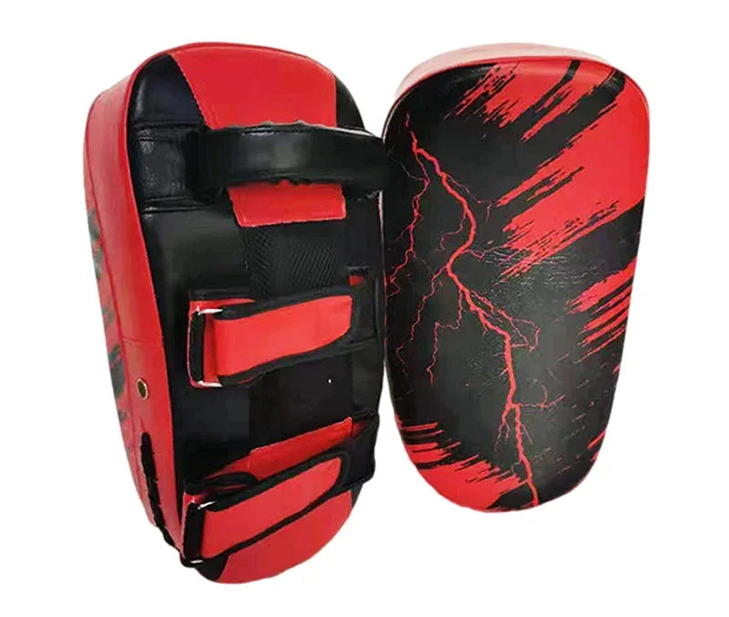 Boxing Gloves Kickboxing Muay Thai Punching Pad Curved Strike Shield Boxing Training Mitt Punching Pad Taekwondo Equipment