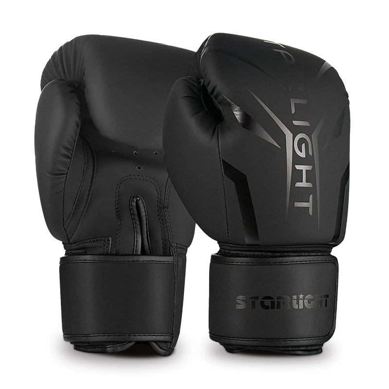Boxing gloves, professional training sparring, explosion-proof leather, Muay Thai, MMA, Kickboxing, multi-layer sweat absorption