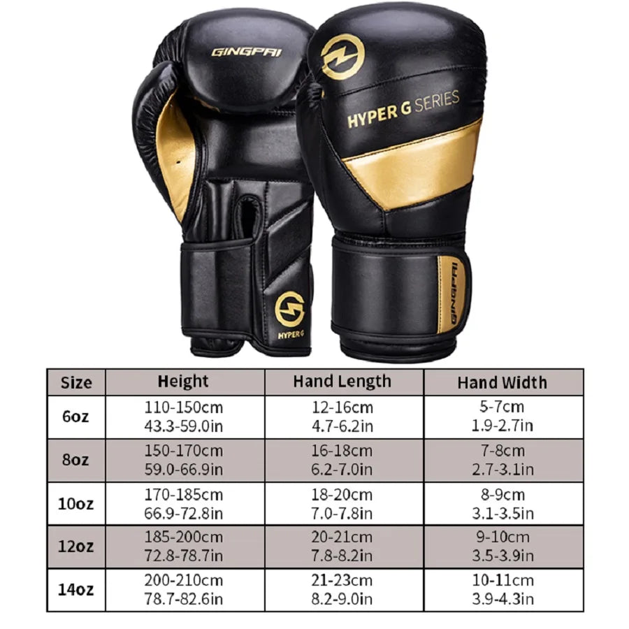 High Quality PU Leather Wear-Resistant And Breathable Boxing Gloves For Sanda Training, Thickened Protective Combat Gloves