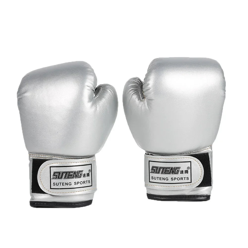 2pcs Kids Boxing Gloves PU Leather MMA Fighting Gloves Punching Bag Kickboxing Thai Gloves Professional for Kids Child Training
