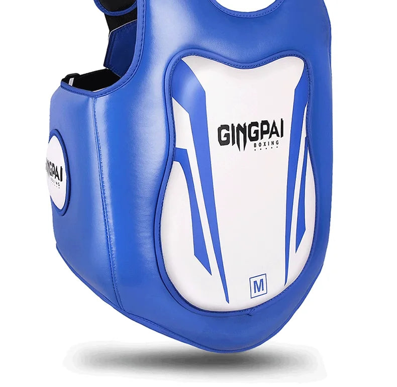 Boxing Chest Guard MMA Kickboxing Body Vest Protector Martial Arts WTF Reversible Rib Shield Taekwondo Target Training Uniform