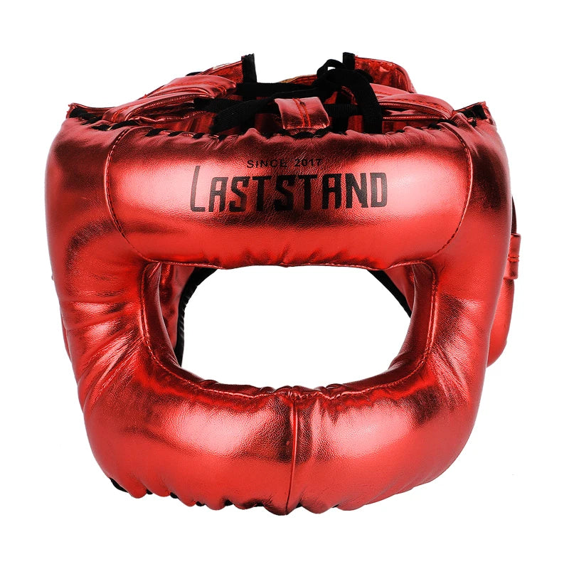 Boxing Helmet Sanda Training Head Protector Guard Boxing Muay Headgear Thai Helmet Kickboxing Head Gear Protective GYM Equipment