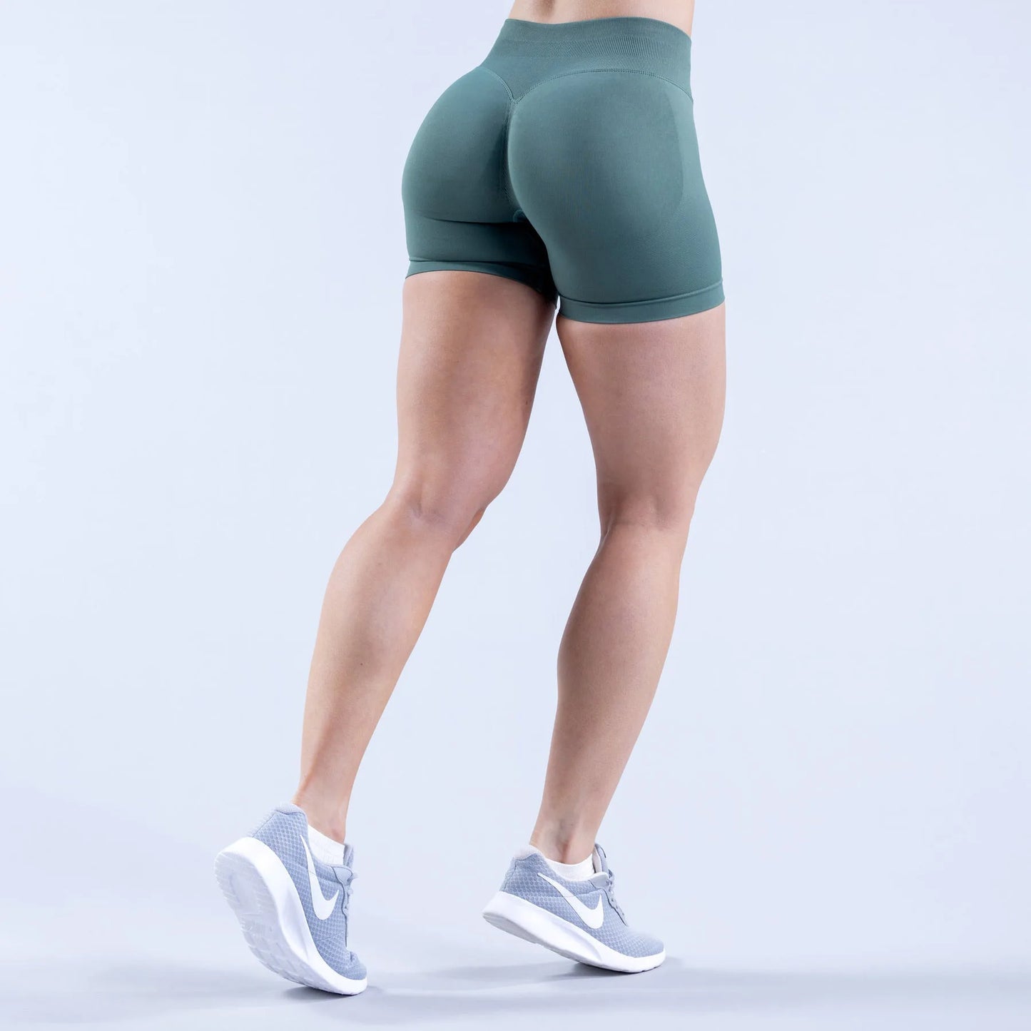 NCLAGEN Impact Shorts 4.5" Gym Shorts Woman Scrunch Butt Fitness Sports Short Workout Seamless Leggings Running Yoga bottoms