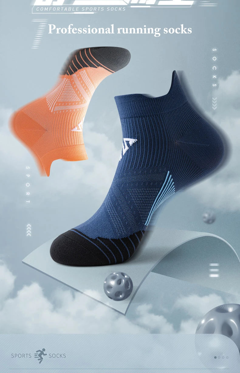 3pairs/Lot Woman Men's Socks Compression Breathable Basketball Sports Cycling Running Towel Socks High Elastic Tube Socks