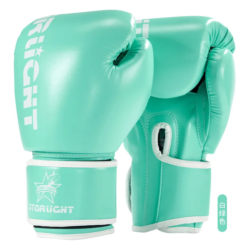 Boxing gloves, professional training sparring, explosion-proof leather, Muay Thai, MMA, Kickboxing, multi-layer sweat absorption