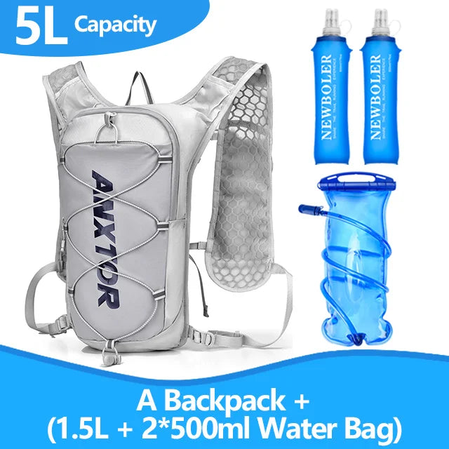 NEW Trail Running-ultra-light 5L Backpack, Running Hydration Vest, Marathon Can be used with 1.5L 500ML water bag.