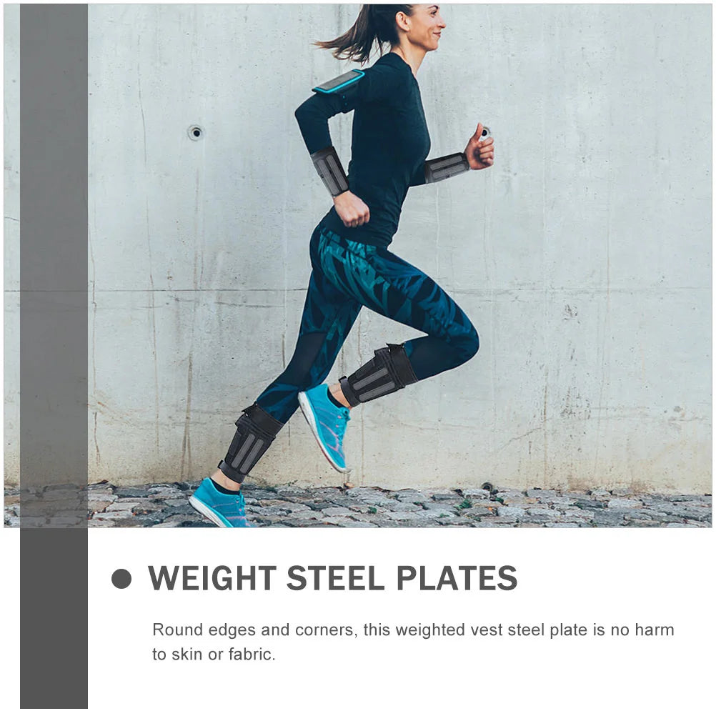 10 Pcs Sporting Steel Slats Weights Plate Fitness Equipment Men's Vests Mens Exercise Tied Hands Weighted Strip
