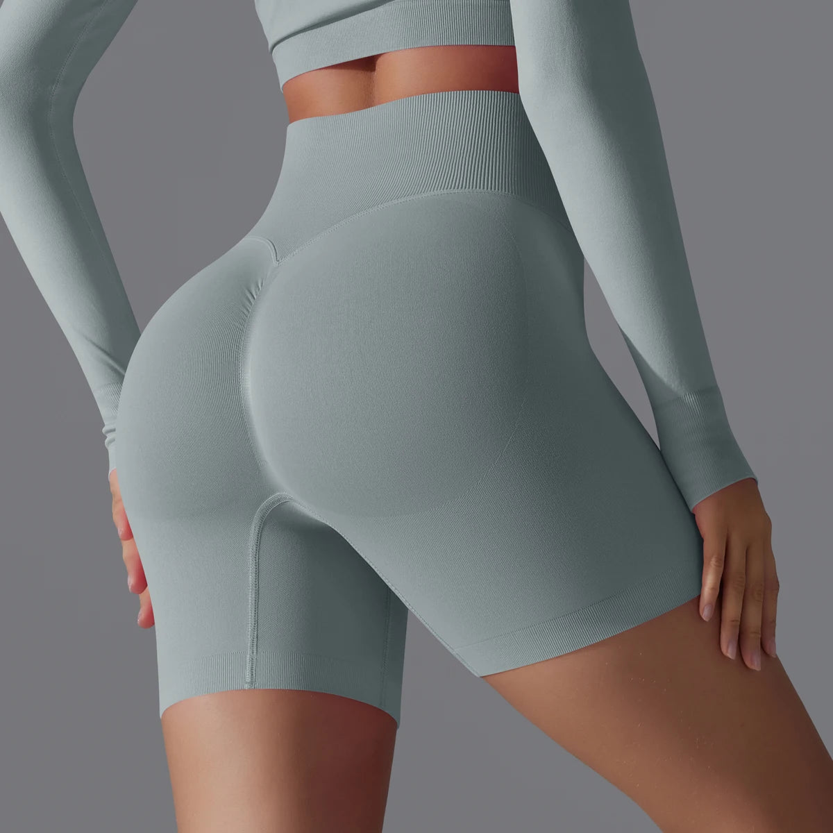 Women Shorts Seamless Yoga Sports Shorts For Women Cycling Jogging Fitness High Waist Push Up Gym Shorts Leggings Yoga Clothing
