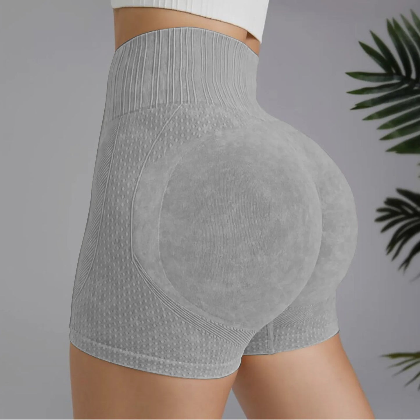 Gym Shorts Woman High Support Fitness Sports Biker Short Workout Scrunch Butt Yoga Seamless Leggings Running Skipping