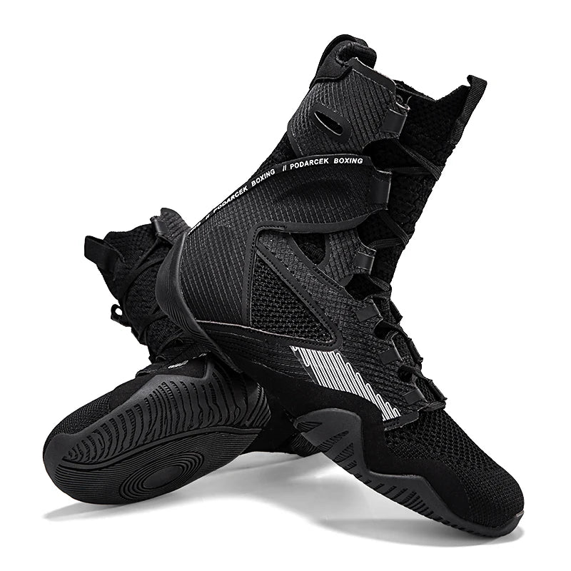 Men Boxing Shoes Professional Breathable Fighting Wrestling Shoes Equipment Non-Slip Brand Gym Training Top Quality Boxing Boots