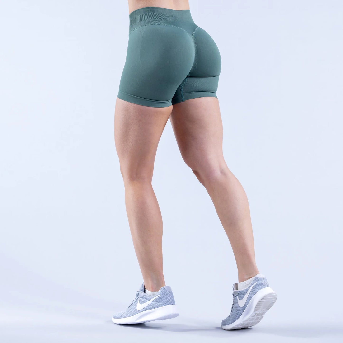 NCLAGEN Impact Shorts 4.5" Gym Shorts Woman Scrunch Butt Fitness Sports Short Workout Seamless Leggings Running Yoga bottoms